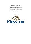 Annual Report Statements Kingspan Group Plc Kgp